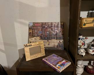 Coca-Cola decor and frames