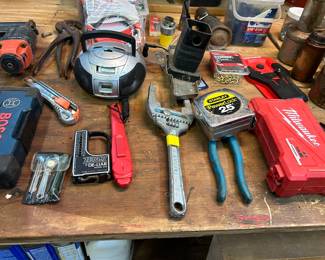 Assorted hand tools