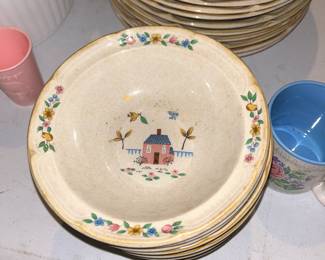 International China Heartland Stoneware dish set