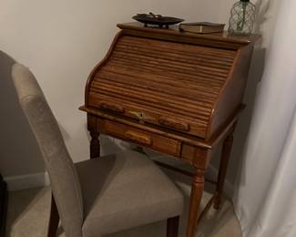Roll top secretary desk