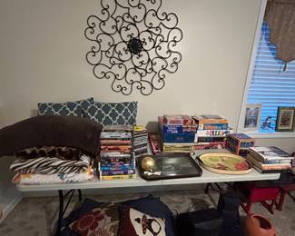 Pillows, movies, and games