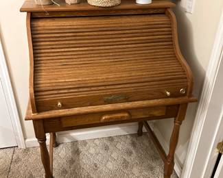 Roll top secretary desk