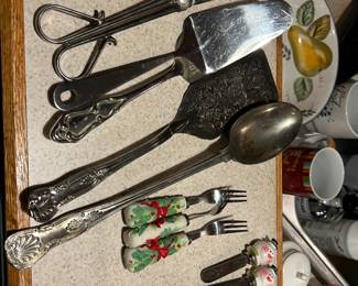 Silverware and serving utensils