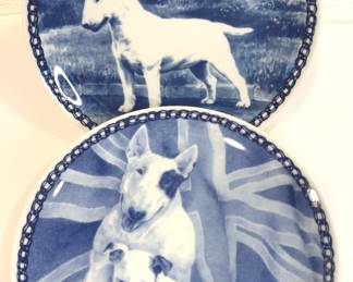  012 Natalia Brampton Original Hundeplatte Bull Terrier Plates
