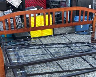 Day Bed/trundle with twin mattresses Special weekend price $100 (delivery available for a fee)