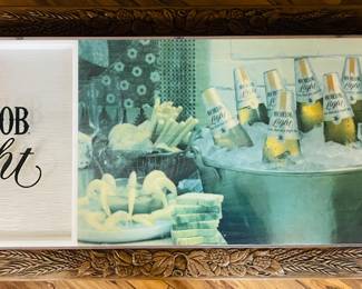 Vintage Large Michelob Light Fixture Signage