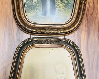 Antique Frames with Convex Glass 