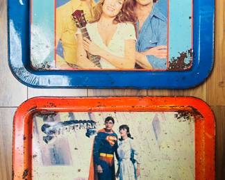 Vintage Dukes of Hazard & Superman TV Trays 