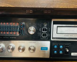 Vintage 4D Total Sound System 
   AM/FM Radio, 8 Track Player &
   Turntable  