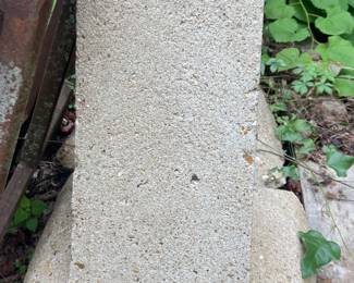 Tall Concrete House Piers