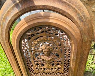 Victorian Cast Iron Fireplace Screen