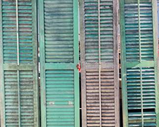 Beautiful Vintage  Cypress Shutters