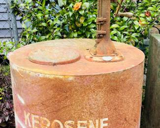 Vintage Kerosene Hand Pump Tank