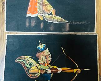 Beautiful Signed Hand Paintings on Linen