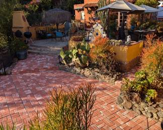 Amazing garden area. 