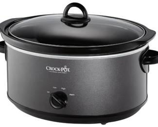 Crockpot SCV700-CH-BR Slow Cooker, 7 quarts, Charcoal