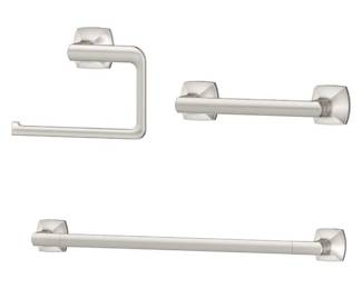 Pfister Vaneri 3-Piece Bathroom Hardware Set, Brushed Nickel