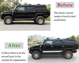 Hummer H2 Stainless Door Insert Side Molding Accent Trim