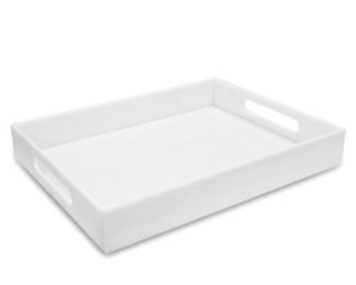 White Acrylic Countertop Bar Tray