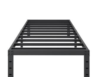 Shland Twin Bed Frame, Black