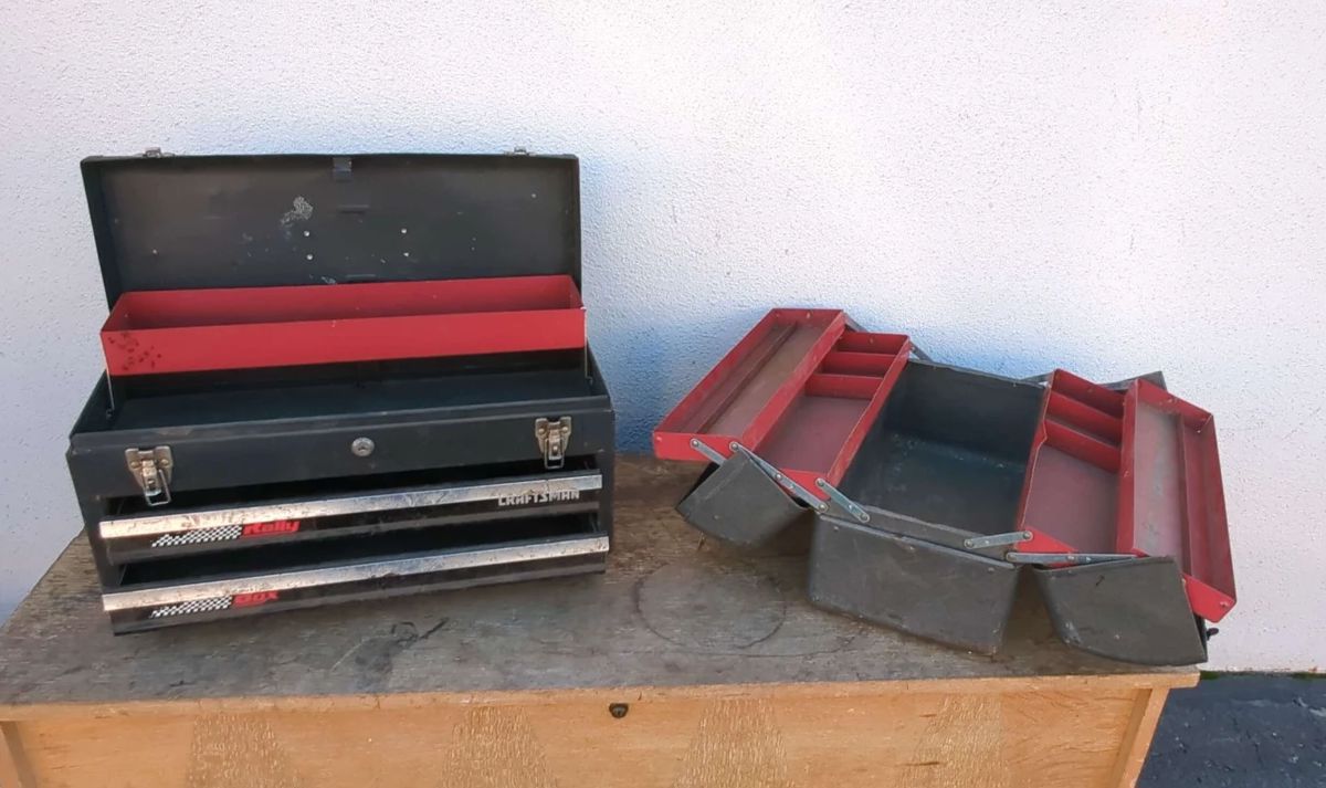 Vintage Craftsman and Union Tool Boxes