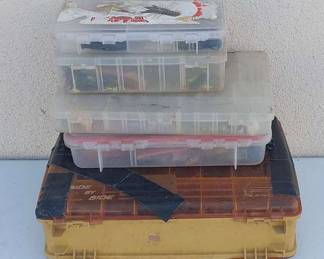 Fishing Tackle Box and Lures