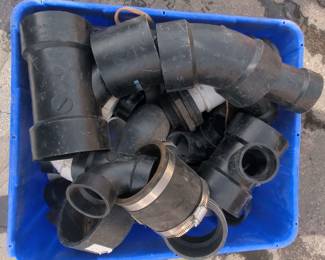 Assorted PVC Pipe Fittings DIY Plumbing Supplies