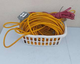 Assorted Electrical Cords and Connectors