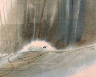 Detail of Bill Alexander painting