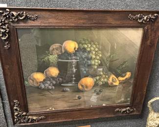 Vintage still life print