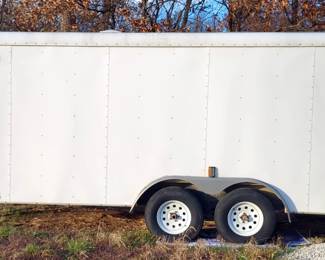Croft LoadRunner Enclosed Trailer With Side Door, 16' x 6' 8", End Of Trailer To Hitch 3', 2" Ball Hitch, Including 12" Wide Ramps, Qty 2