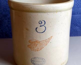 Red Wing 3 Gallon Stoneware Croc