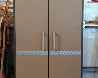 Coleman Two Door Storage Cabinet, 76” x 27.5” x 20”