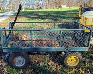 Metal Garden Cart, 27" x 52" x 25"