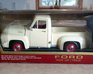 1953 Ford Pick Up Die Cast Metal Truck, 1:18, In Original Box