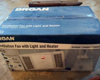 Broan Ventilation Fan With Light And Heater #655