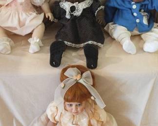 Assortment of Realistic Looking Dolls