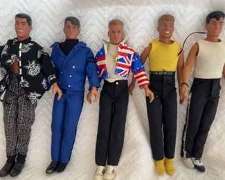 New Kids On The Block Ken Doll Collection Good Condition