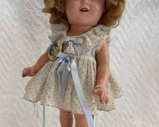 Shirley Temple Ideal Shirley Temple Doll 13 All Factory Original Doll With Stand