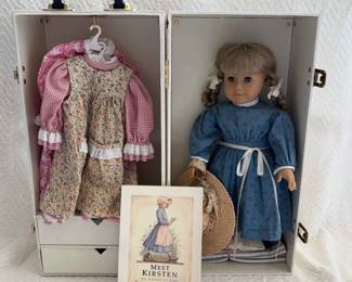 Kirsten An American Girl Doll Doll Closet And Clothes Set With Book One