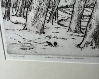 close up of the title