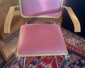 $280. Hank Lowenstein Mid Century Modern chair. Perfect condition. Available during online shopping starting at 6pm on Wednesday per the instructions in the sale description.