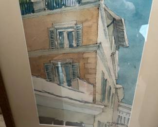 $120. University of Washington Architecture Professor Ron Kasparian 13.25" x 18" Available during online shopping starting at 6pm on Wednesday per the instructions in the sale description.