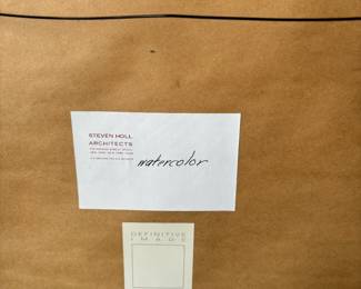 back of the watercolor