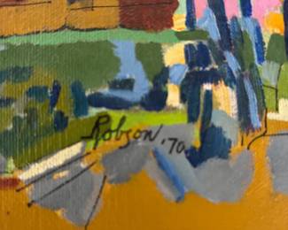 close up of the signature