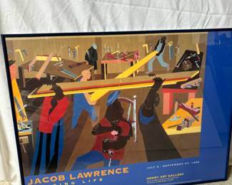 $80. Jacob Lawrence framed poster Available for online purchase.
