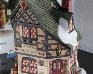 Department 56 E. Tipler Agent For Wine & Spirits Heritage Village Collection
