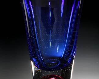 Kosta Boda Goran Warff 40057 Zoom Studio Art Glass Vase
