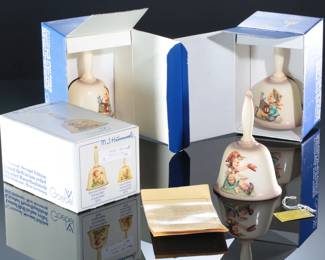 Goebel Hummel Annual Bells in bas-relief Lot of 3  1978 & 1979
