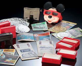 Vintage View-Master & Tru-View Slider 3D Viewer & Reel Lot
